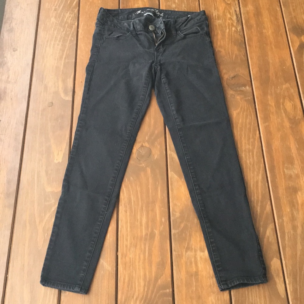 American Eagle  Black Jeggings